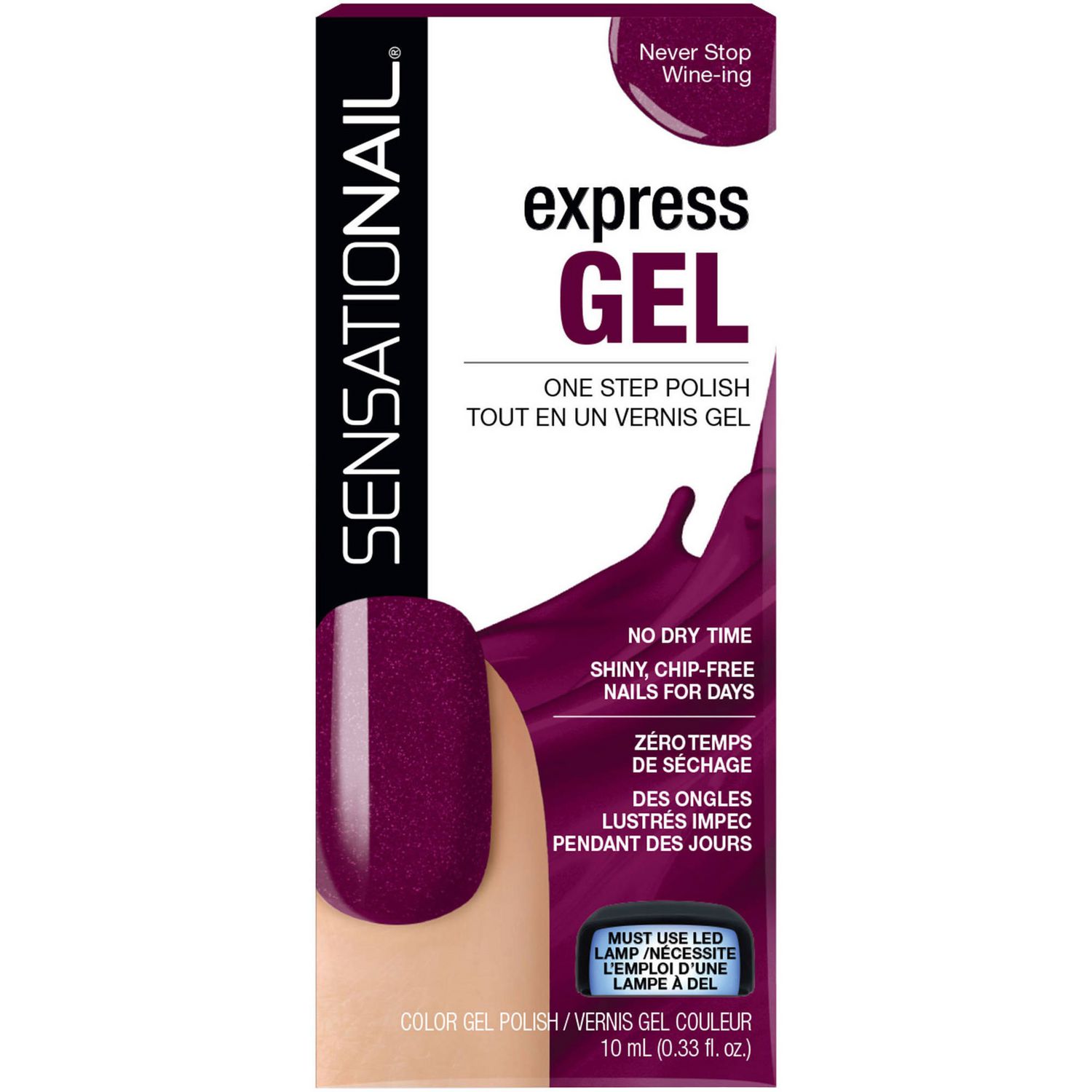 SensatioNail Express Gel One Step Nail Polish Walmart Canada