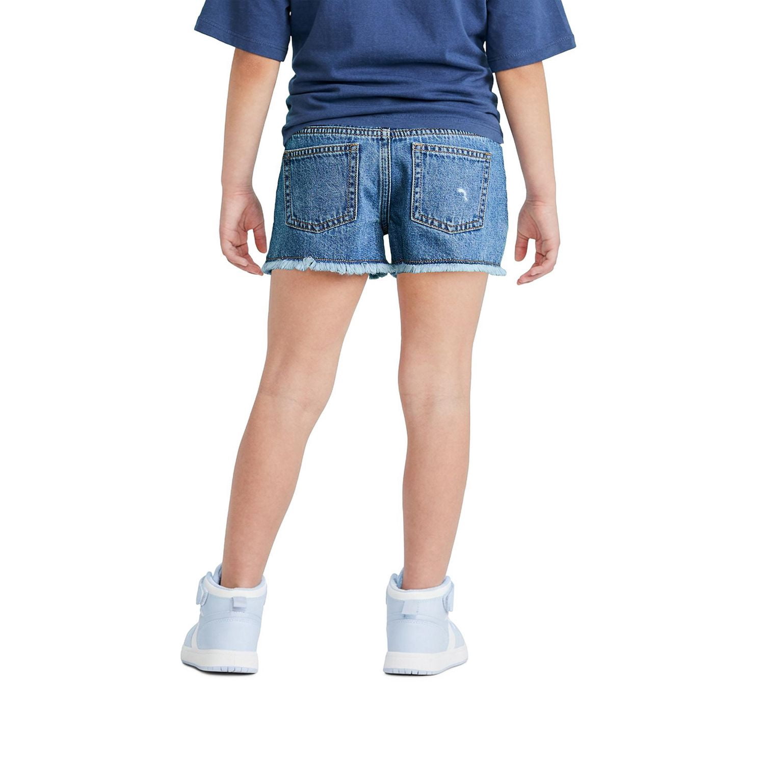 George Girls' Distressed Denim Short