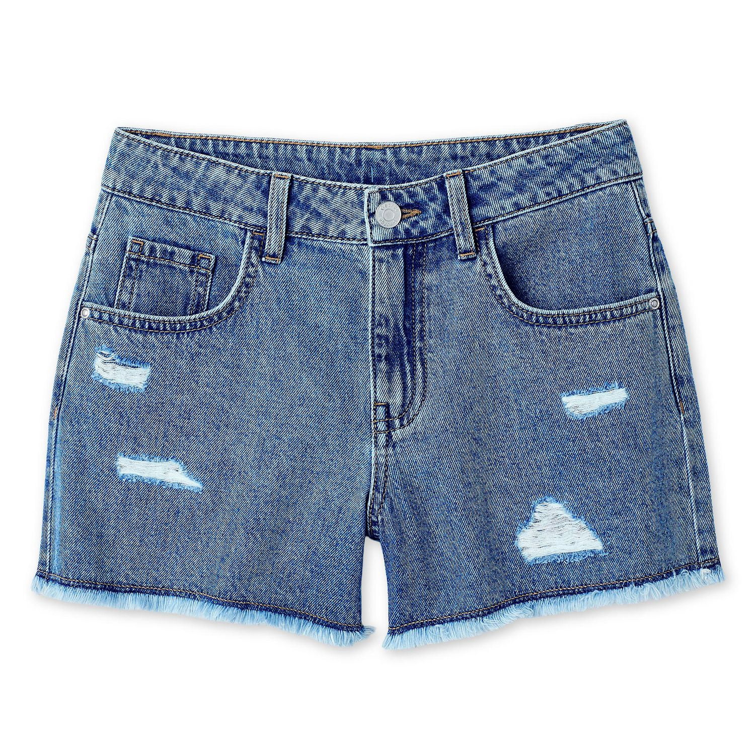 George Girls' Distressed Denim Short
