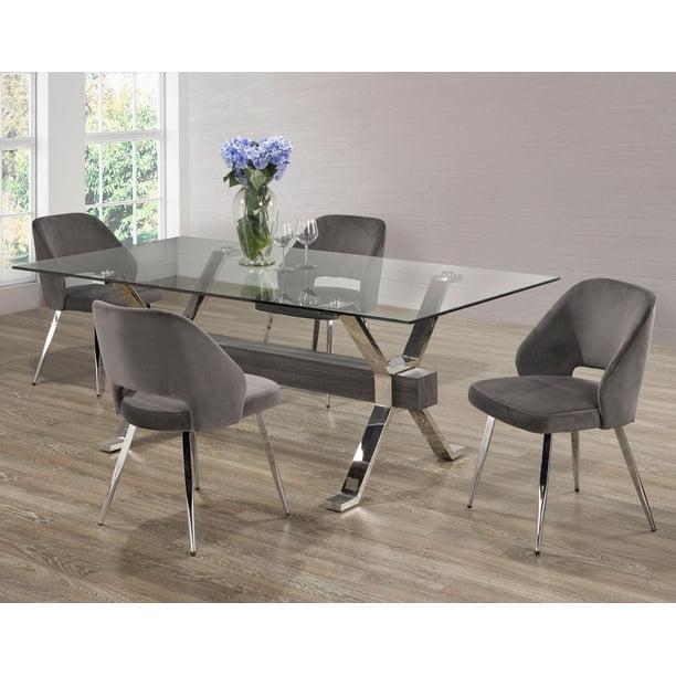 Donatello 5-Piece Dining Set, Grey - Walmart.ca