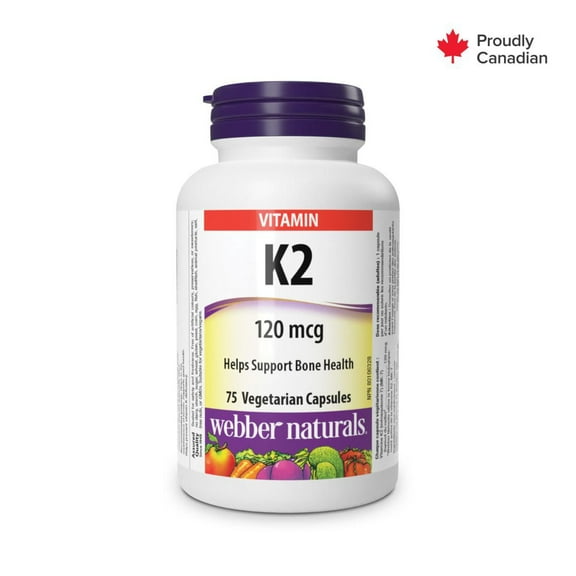 Webber Naturals Vitamin K2 120 Mcg