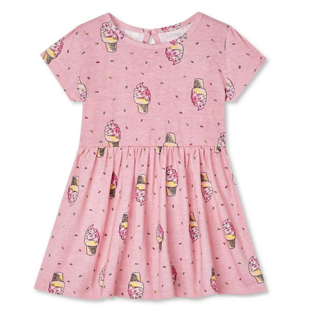 Baby Girls' Printed Wow Dress Walmart.ca
