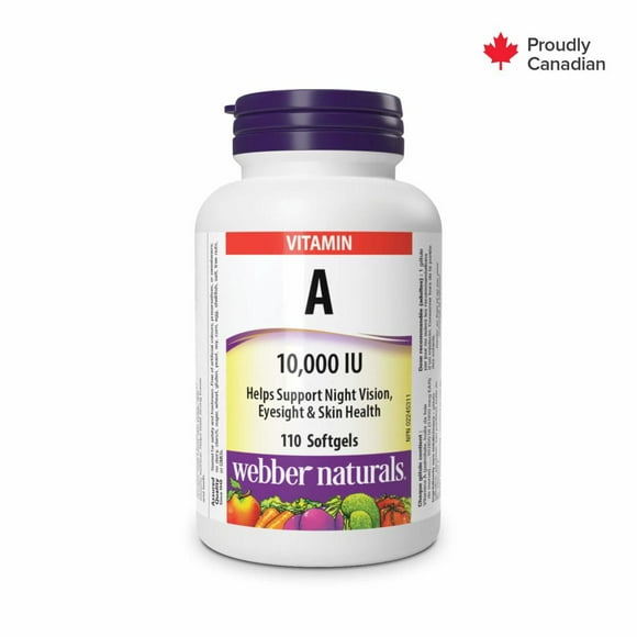 Webber Naturals Vitamin A 10,000 IU