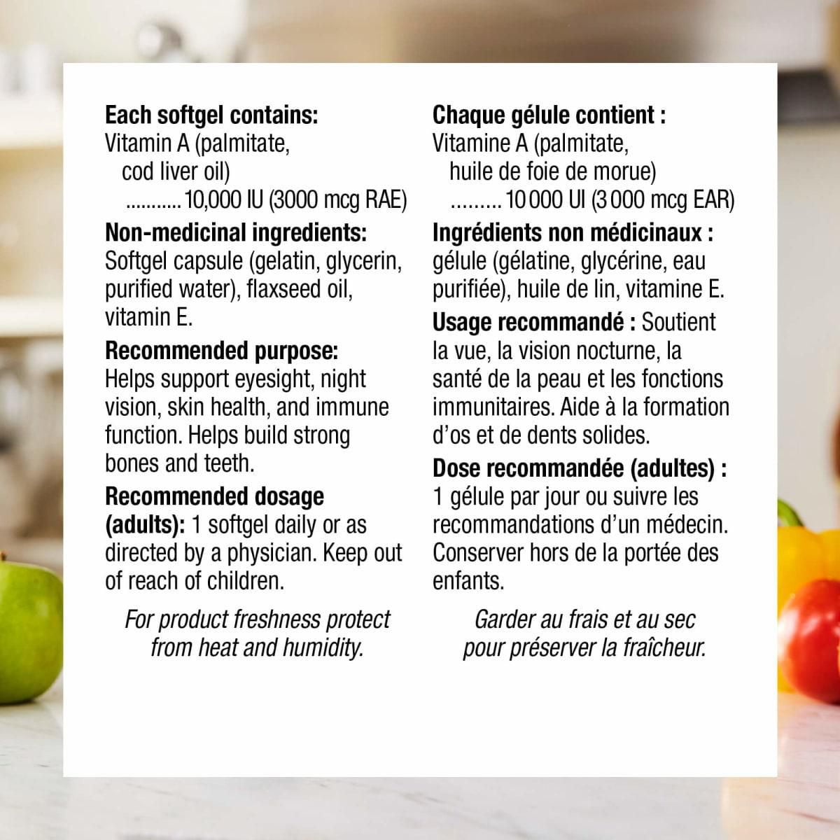 Webber Naturals Vitamin A 10,000 IU