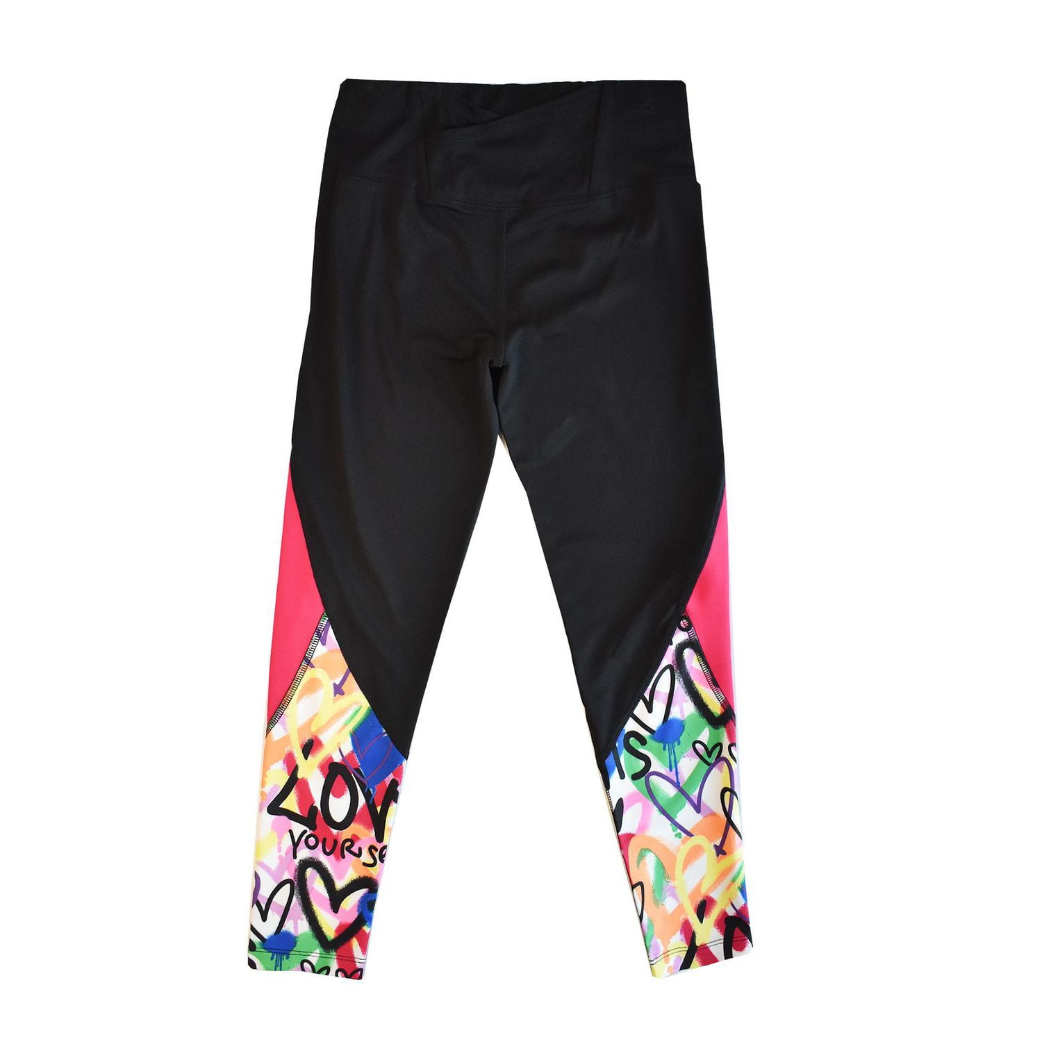 Girls Justice Love Graffiti Leggings