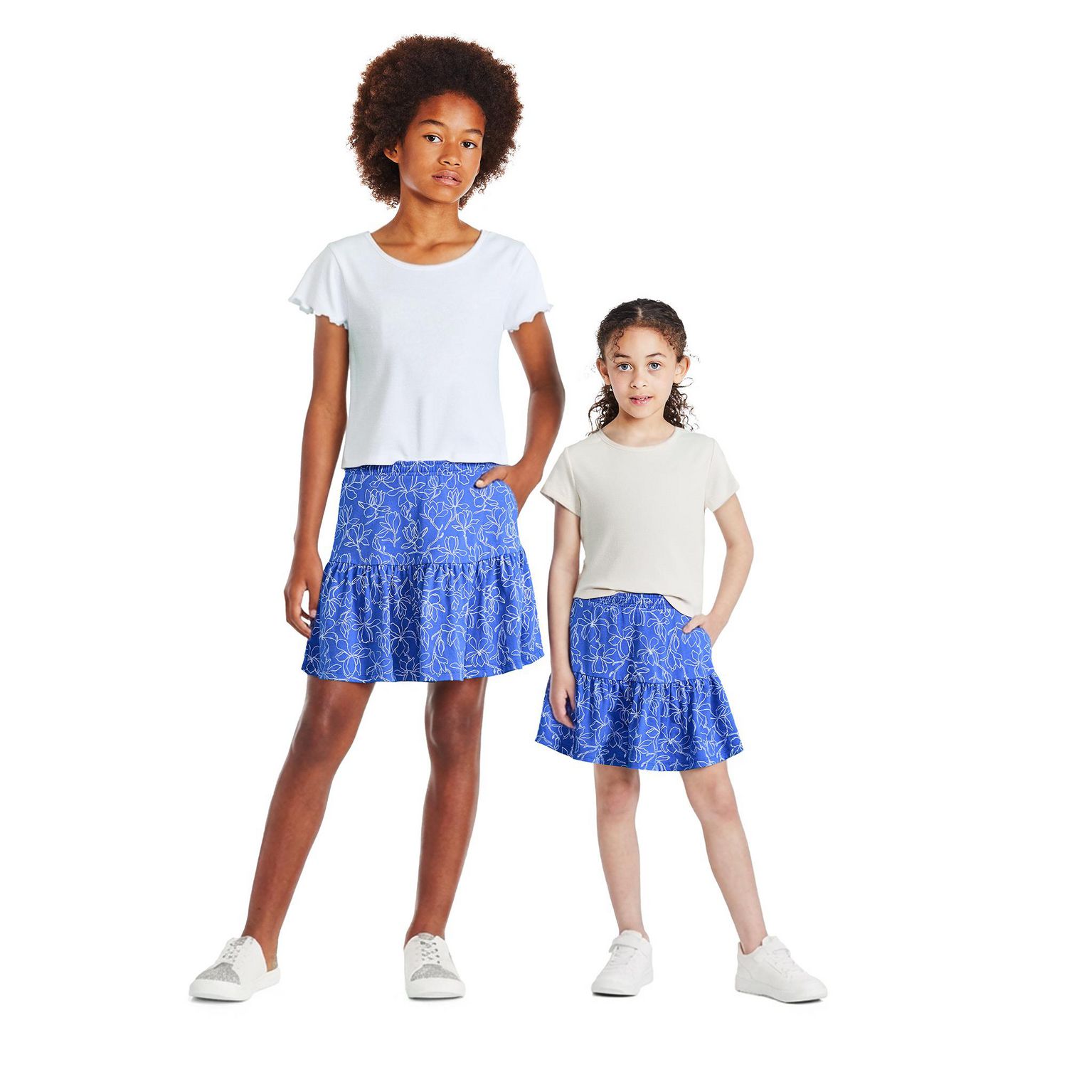 Jupe-short en tricot imprimé George pour filles