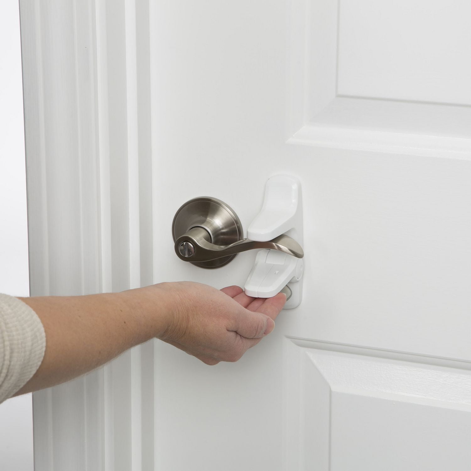 72304 SAFETY 1st Porte Française levier poignée Baby preuve enfant Lock-une main Use 