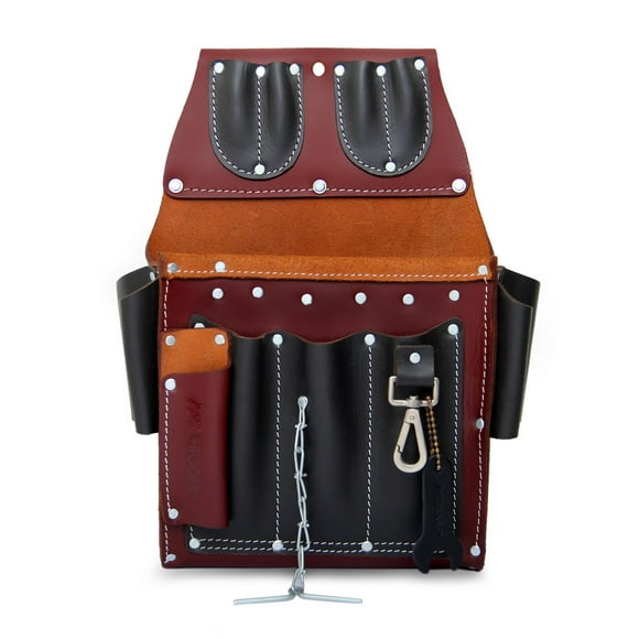 MECHTOOLS SAC À OUTILS EN CUIR PRO ÉLECTRICIEN
