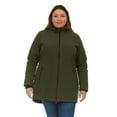 thumbnail image 1 of Swiss Tech Women's Plus Softshell Parka with Hood, 1 of 4