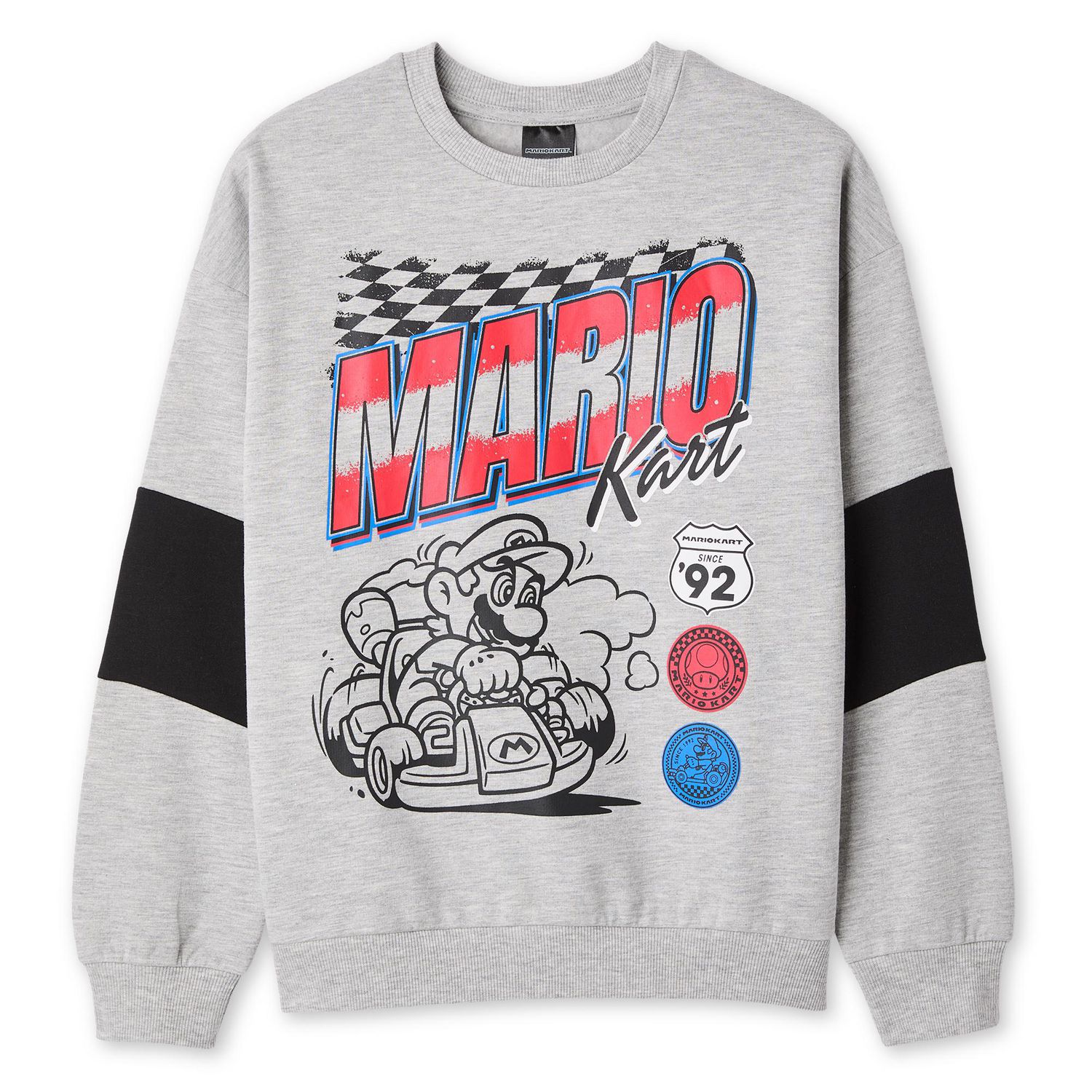 Coton ouaté à imprimé graphique Mario Kart pour garçons