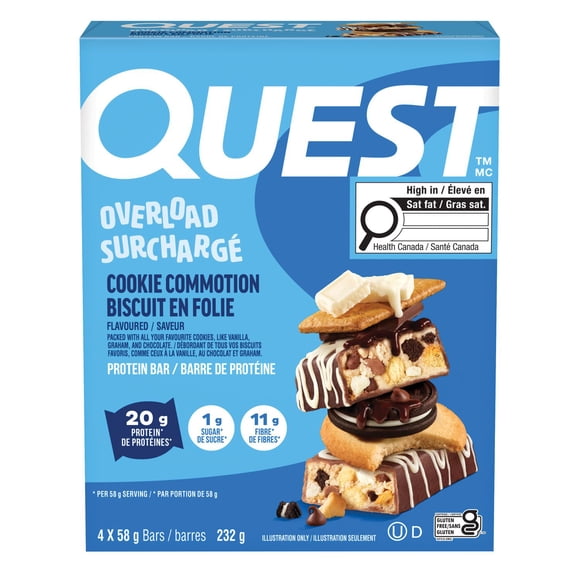 Quest Overload Cookie Commotion Protein Bar