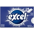 thumbnail image 1 of EXCEL, Menthe glacée, gomme à mâcher sans sucre, 12 morceaux, 4 emb., 1 of 10
