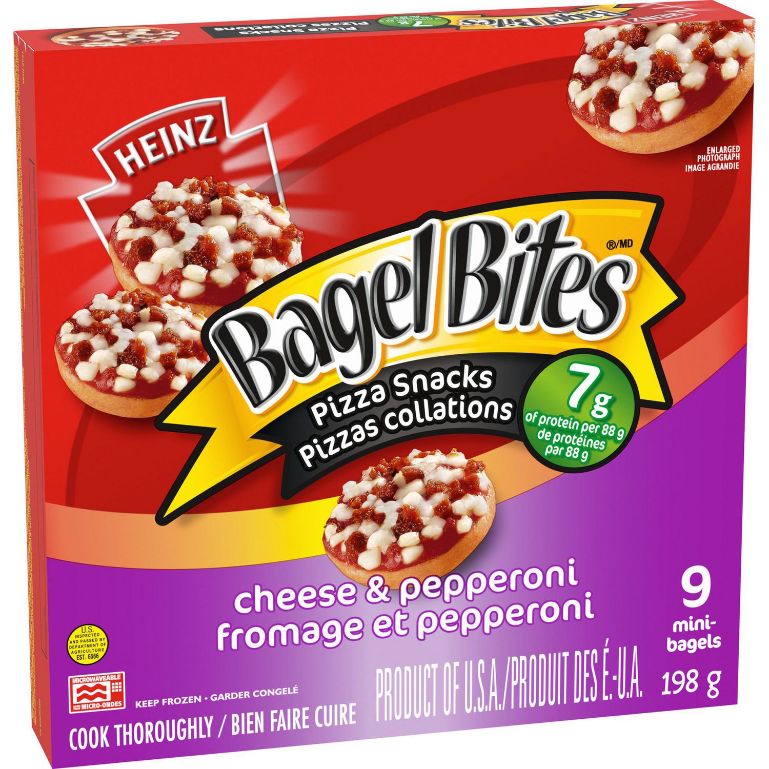 Bagel Bites Three Cheese Pizza Snakcs Ph 