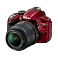 thumbnail image 4 of Nikon D3200 Digital SLR Camera Kit, Red, 4 of 5