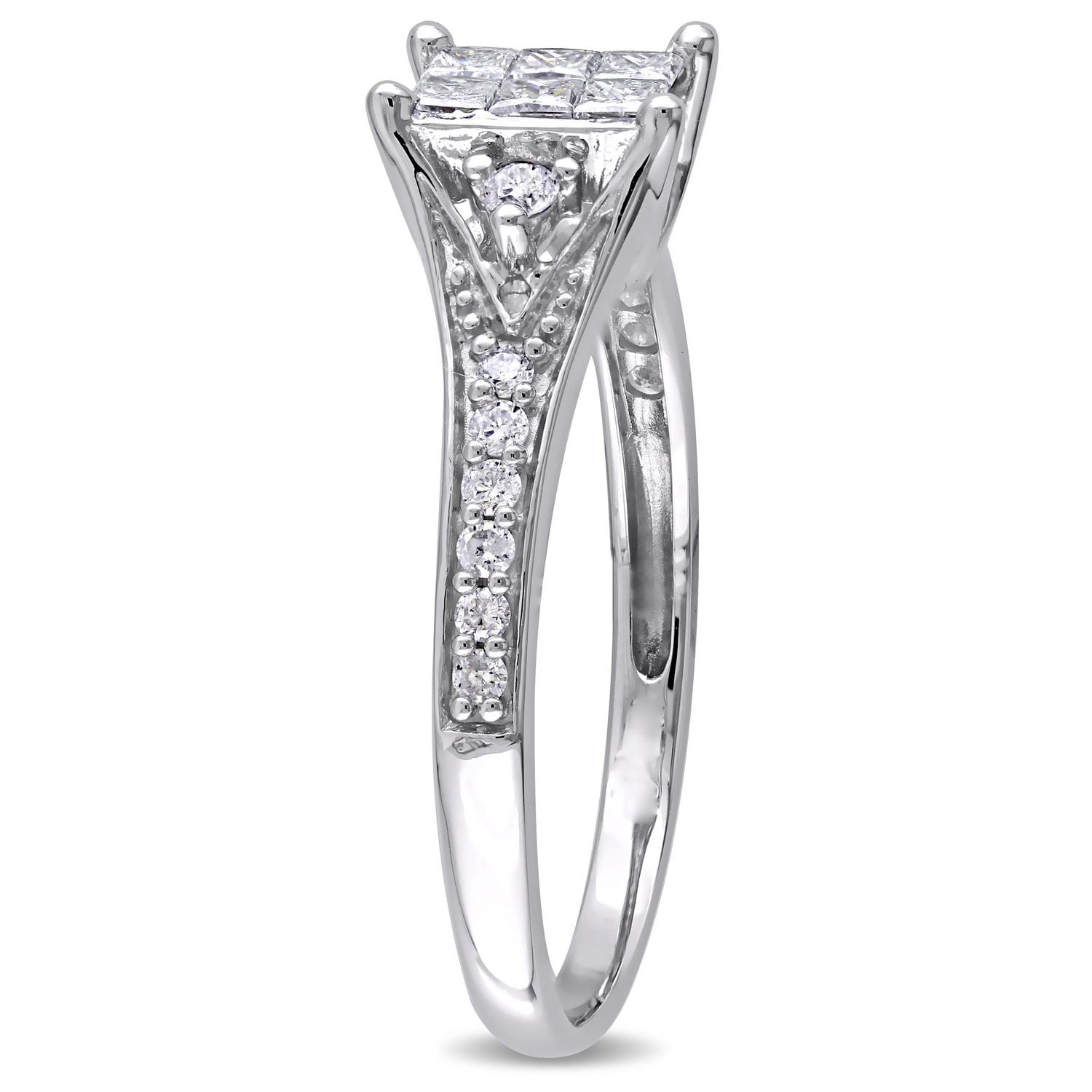 Princess cut engagement rings on sale walmart