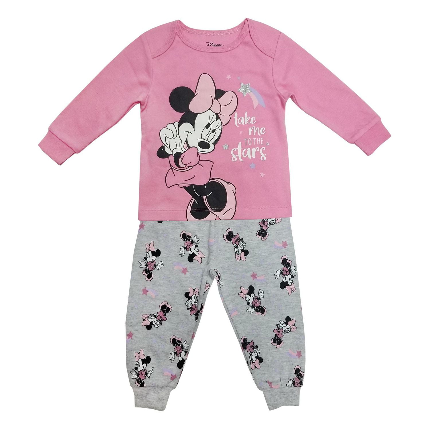 Disney Minnie Mouse pyjamas pour filles ensemble 2pièces