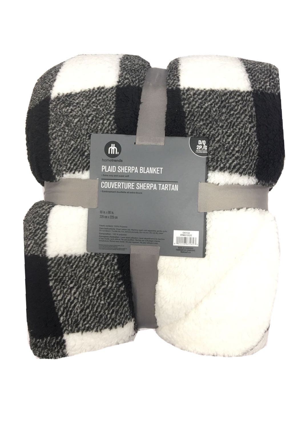 PLAID SHERPA BLANKET Walmart Canada