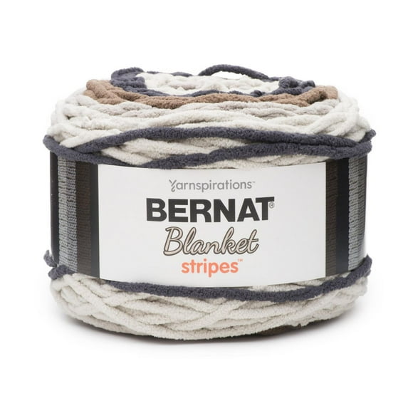 Bernat® Blanket Stripes™ Yarn, Polyester #6 Super Bulky, 10.5oz/300g, 220 Yards