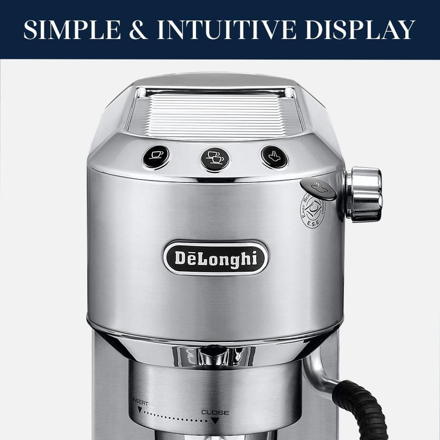 De Longhi EC885M Dedica Arte Pump Espresso Machine in stainless