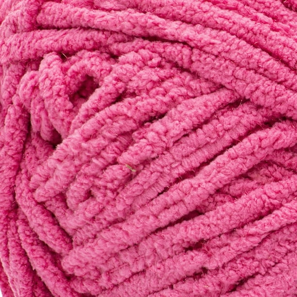 Bernat Blanket Extra Thick #7 Jumbo Polyester Yarn, Pink Dust 21.2oz/600g, 72 Yards (2 Pack)