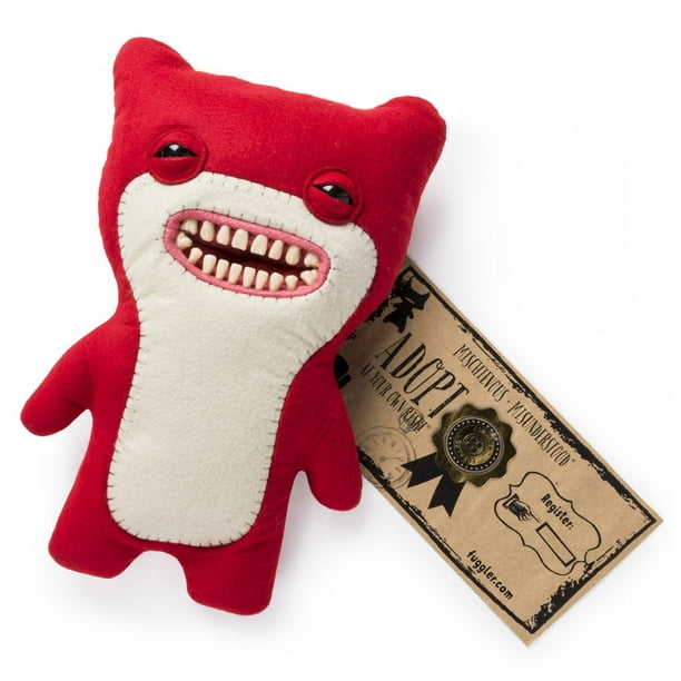 Fuggler – Monstre moche et marrant, Créature en peluche de luxe de 30,48 cm  avec des dents, Lil' Demon (violet), à partir de 4 ans 