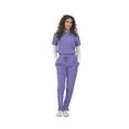 thumbnail image 2 of Zinnia Scrubs Mandarin Collar Top, 2 of 3