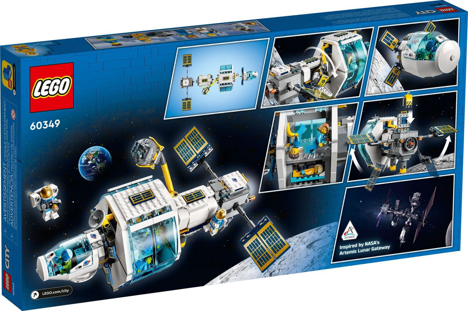 LEGO City Lunar Space Station 60349 Building Kit 500 Pieces Walmart