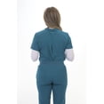 thumbnail image 4 of Haut Zinnia Scrubs à col mandarin, 4 of 6