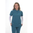 thumbnail image 1 of Zinnia Scrubs Mandarin Collar Top, 1 of 6