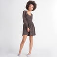 thumbnail image 2 of Devoted Smocked plisse mini dress, 2 of 3