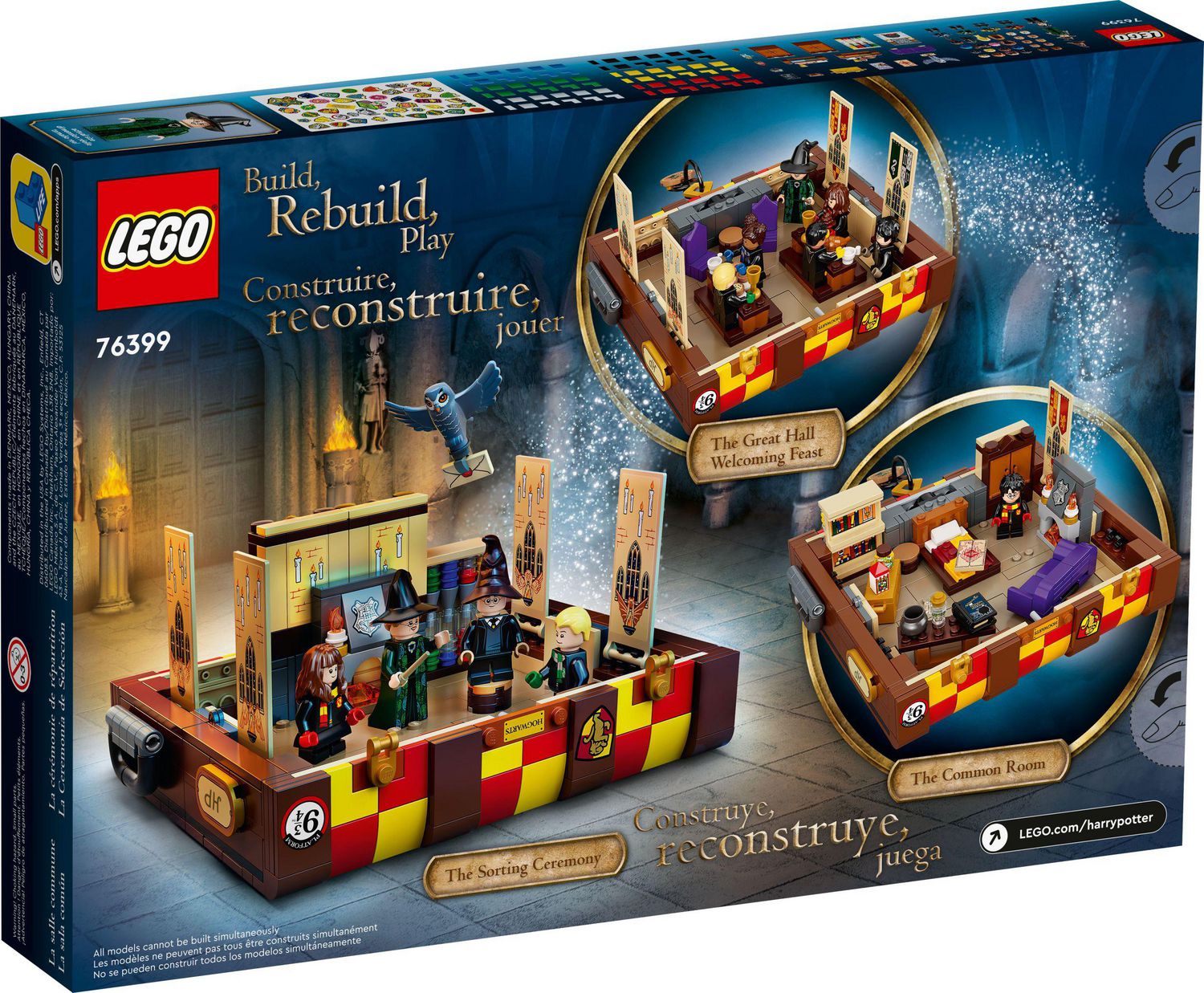 LEGO Harry Potter Hogwarts Magical Trunk 76399 Toy Building Kit (603  Pieces), Includes 603 Pieces, Ages 8+