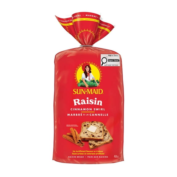 Pain aux raisins marbré à la cannelle Sun-Maid®