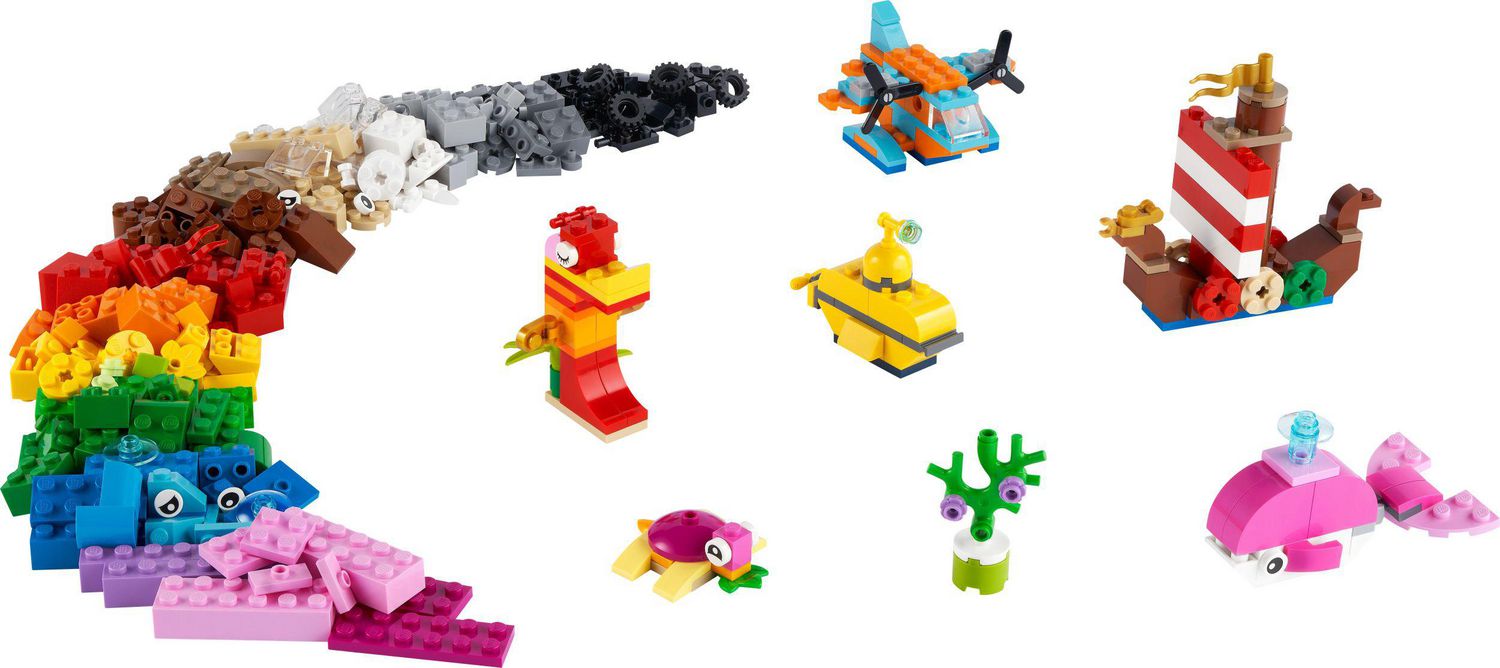 LEGO Classic Creative Ocean Fun 11018 Toy Building Kit (333 Pieces)