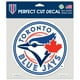 Autocollant de couleur de coupe parfaite avec logo principal 8x8 Wincraft Toronto Blue Jays – image 1 sur 1