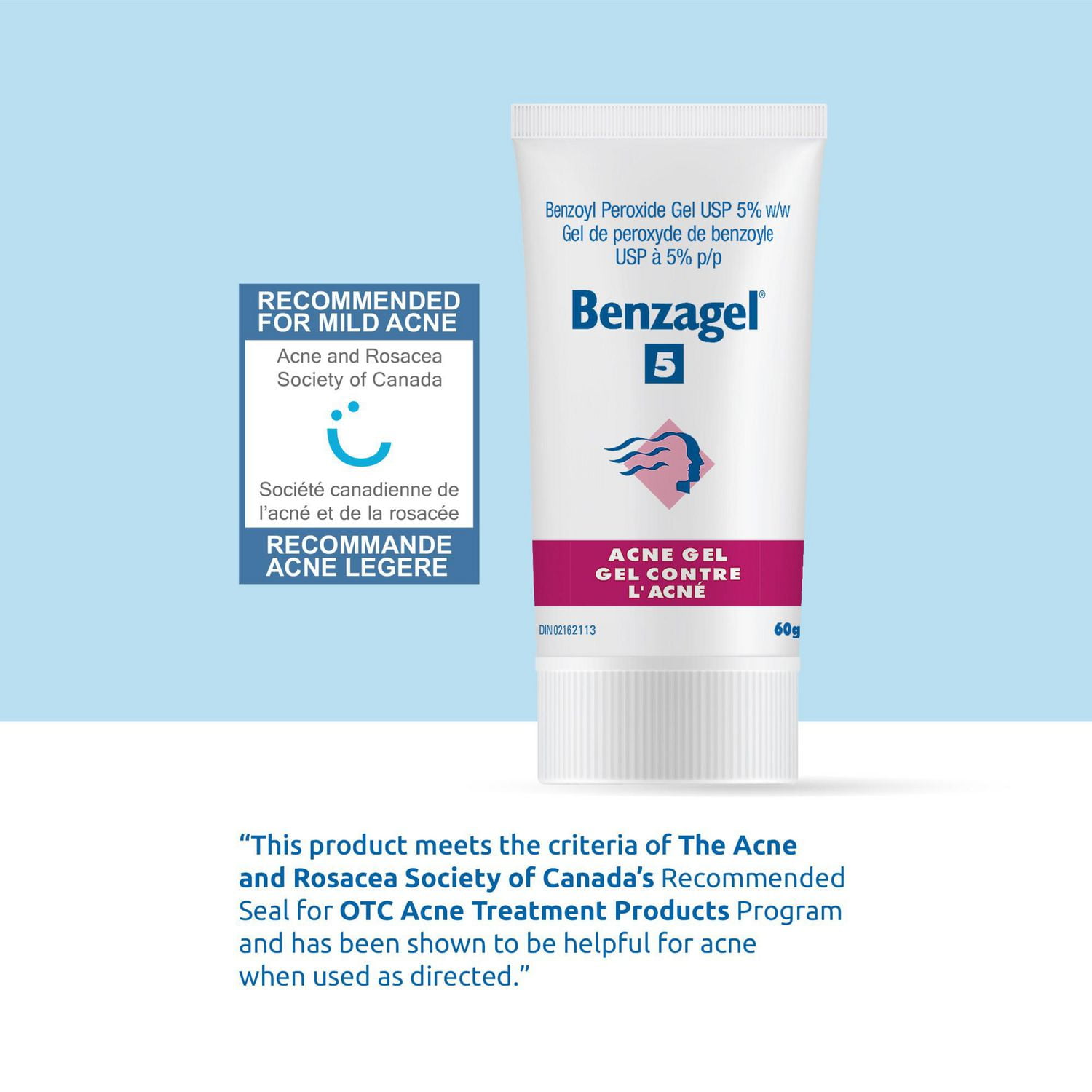 Crosssmark & Select Brand Distributors Inc Benzagel Acne Care Gel, 60 g