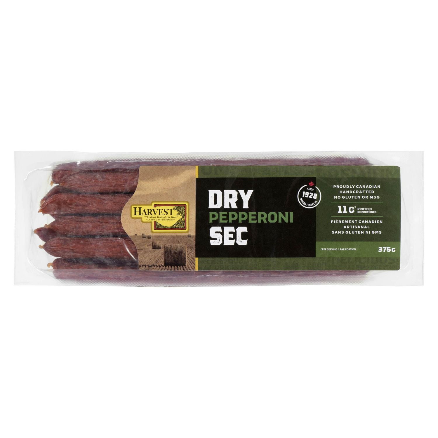 Harvest Naturally Smoked Dry Pepperoni Sticks Walmart Canada