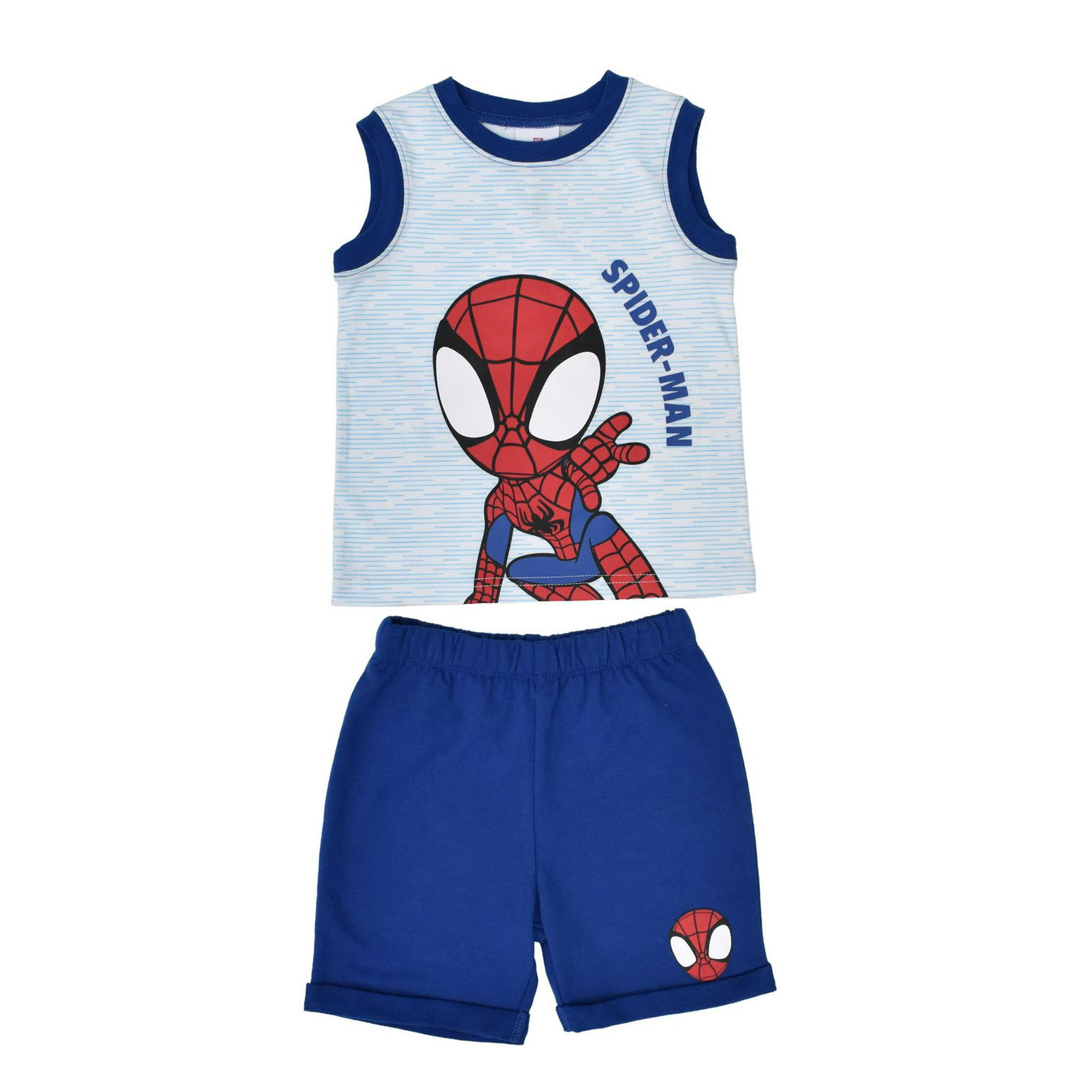 2-pack Boxer Shorts - Blue/Spider-Man - Kids