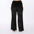 thumbnail image 2 of Devoted Taille Plus Femme Pantalon évasé en velours gaufré, 2 of 2