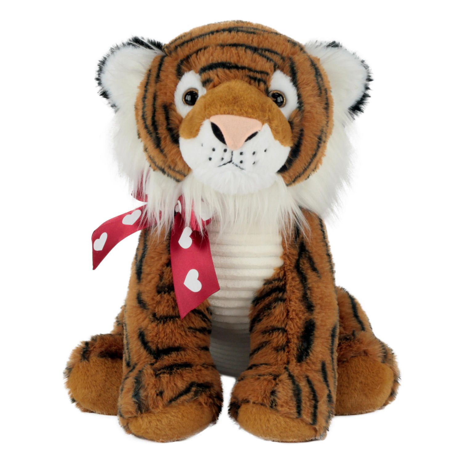 valentine tiger plush