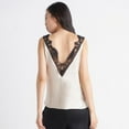 thumbnail image 3 of Devoted Lace trim satin cami, 3 of 4