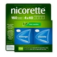 thumbnail image 1 of Nicorette Mint 4 mg Lozenges, Quit Smoking Aid, NRT, Nicotine Replacement Products, Craving Relief, Mint Flavoured, 160 Pack, 1 of 6
