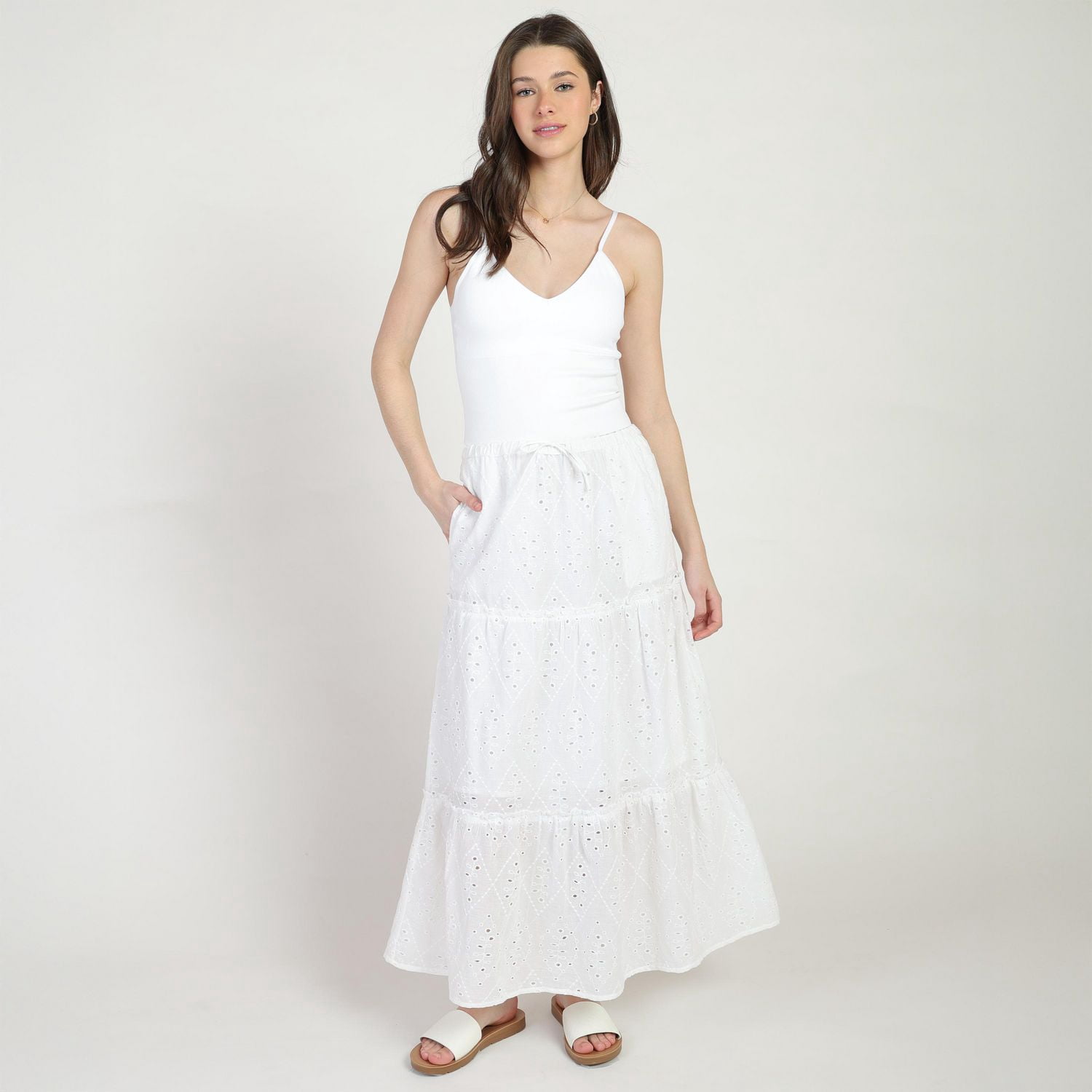Bloom Girl, Embroidered Eyelet Maxi Sizes XS-XL