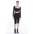 thumbnail image 1 of Jeaniologie ™ Ladies’  Capri Black, 1 of 3