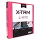 Classeur robuste en vinyle rose XTRM de Studio C d'1 po – image 3 sur 3