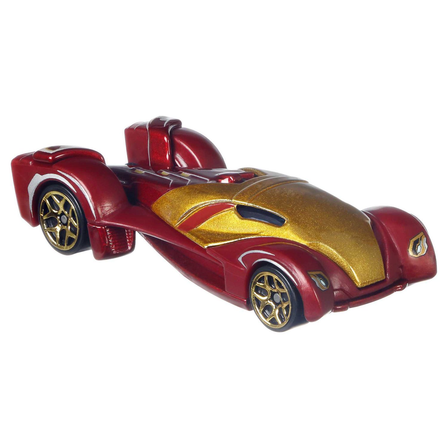 Hot Wheels Disney 100 Iron Man Character Car, 1:64 Scale