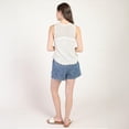 thumbnail image 4 of Bloom Girl Contrast Knit Sweater Tank, Sizes XS-XL, 4 of 4