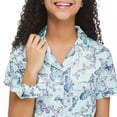 thumbnail image 4 of Justice Girls' Notched Collar Pajamas with Scrunchie 3-Piece Set, 4 of 8