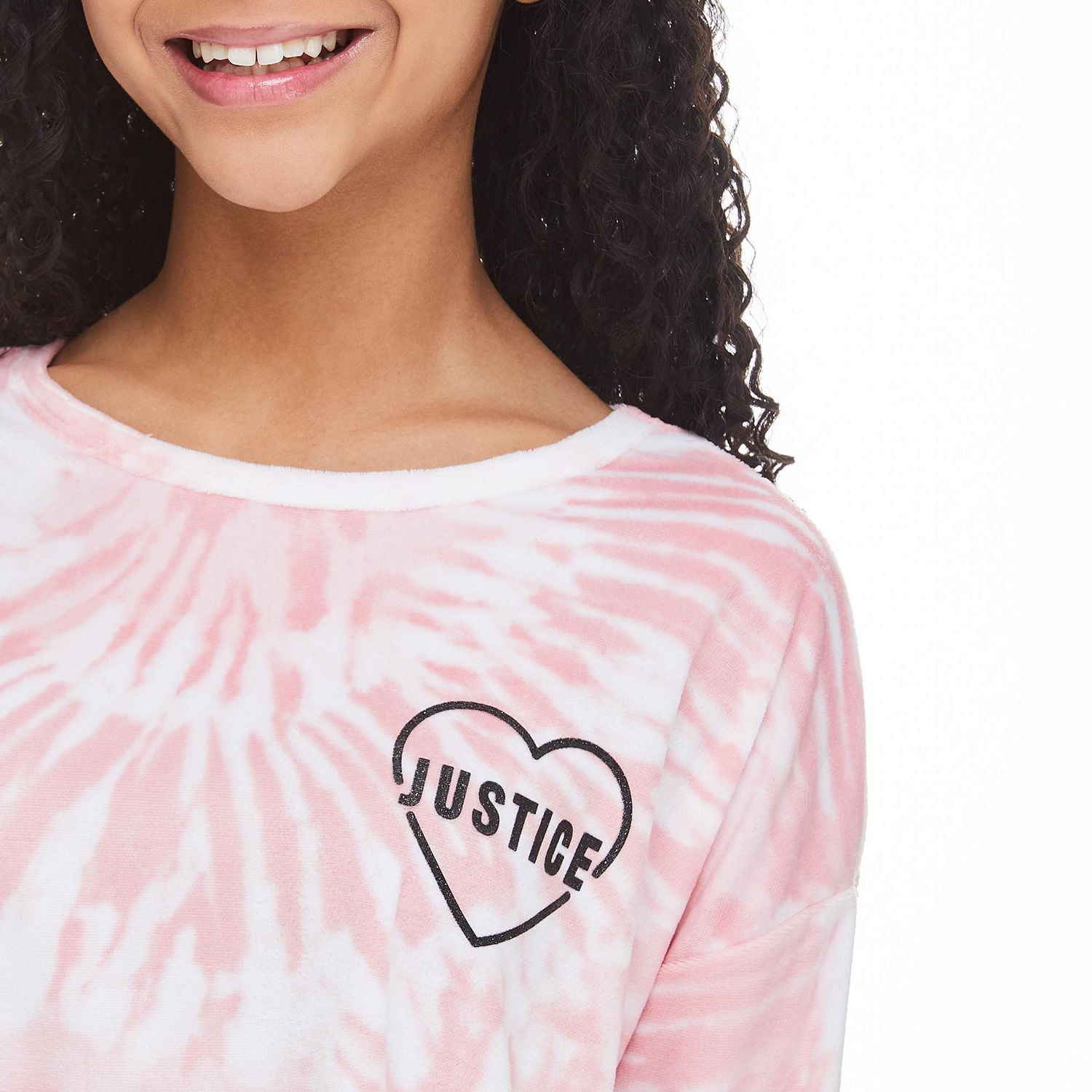 Justice Girls' Cuffed Pajamas 2-Piece Set