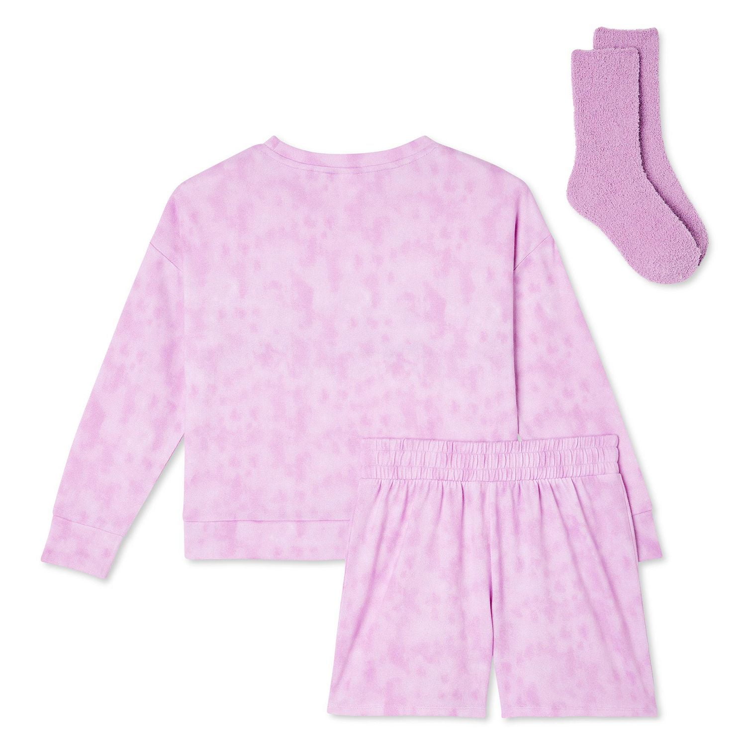 Pyjama 3 pièces avec caleçon boxer et chaussettes Justice pour filles