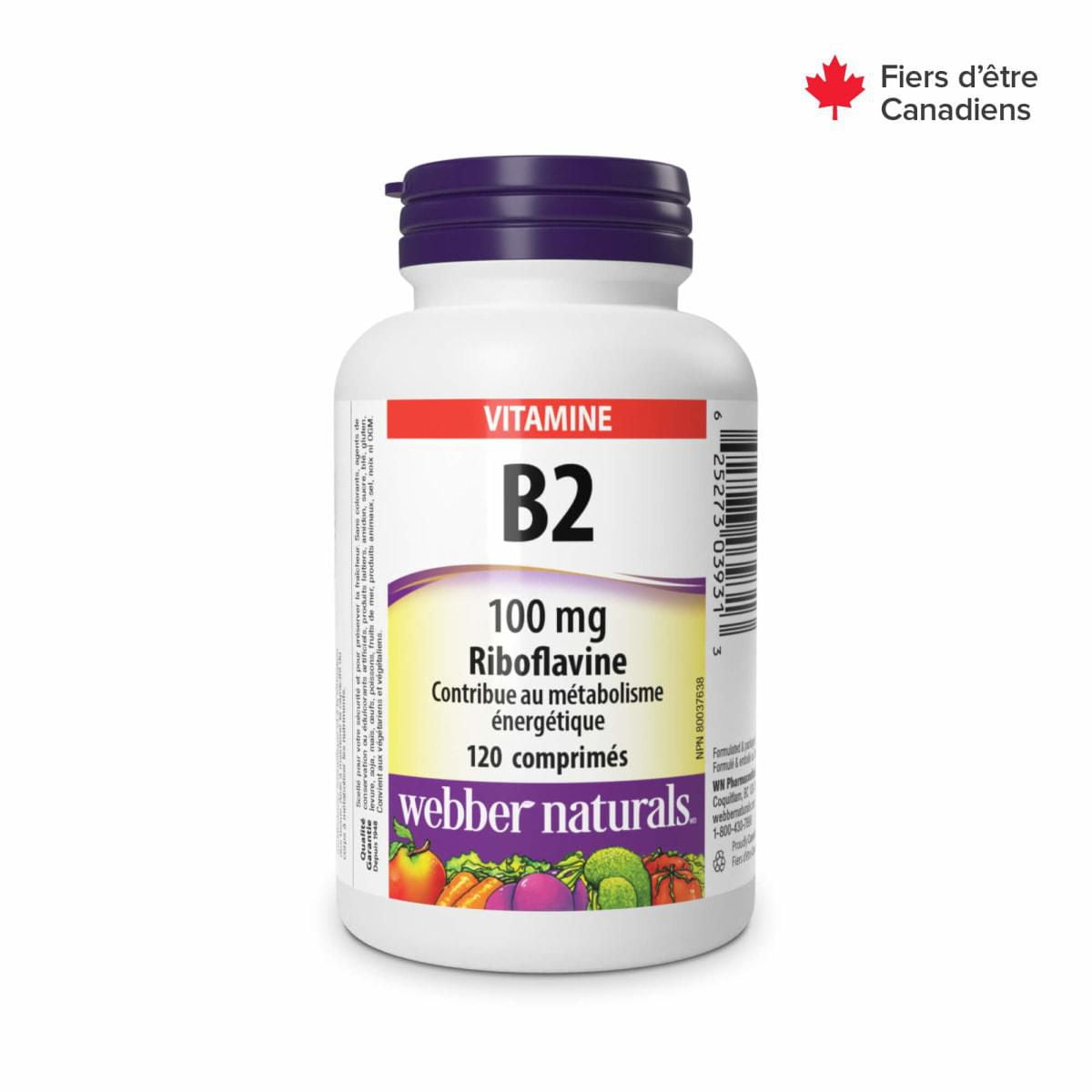 B2 Riboflavine 100 mg